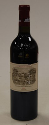 Lot 1114 - Château Lafite Rothschild, 2005, Pauillac, one...