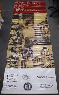 Lot 188 - A large tourism street banner "Singapore...