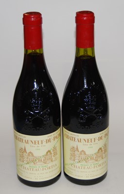 Lot 1130 - Château Fortia, 1988, Châteauneuf du Pape, two...