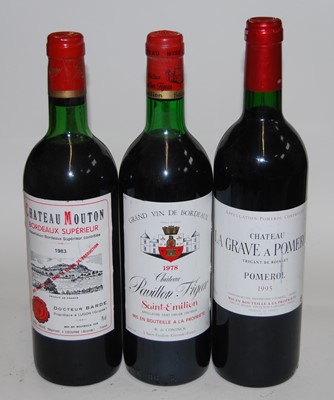 Lot 1141 - Docteur Barde Château Mouton, 1983, Bordeaux,...