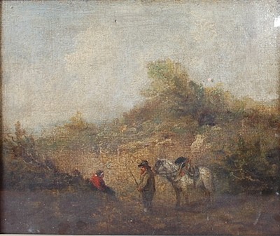 Lot 2391 - Early 19th century English school - Travellers...