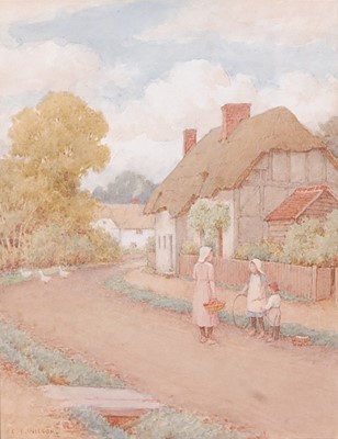 Lot 2434 - Charles Edward Wilson (1854-1941) - Woman and...