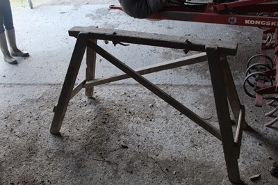 Lot 50 - Wooden Trestle Table
