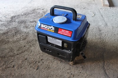 Lot 60 - Petrol Generator (Blackspur GE100)