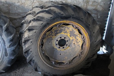 Lot 110 - Goodyear 12.4 / 32 (6 ply) wheel from a...