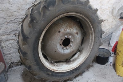 Lot 115 - Pair of Massey Ferguson Rear Wheels 13.6/12/36