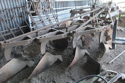 Lot 127 - Ransomes 4 Furrow Plough