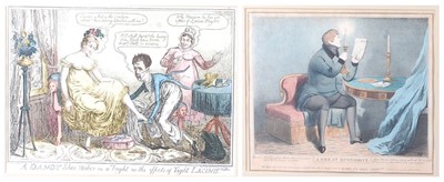 Lot 2405 - Isaac Robert Cruikshank (1789-1856) - A dandy...