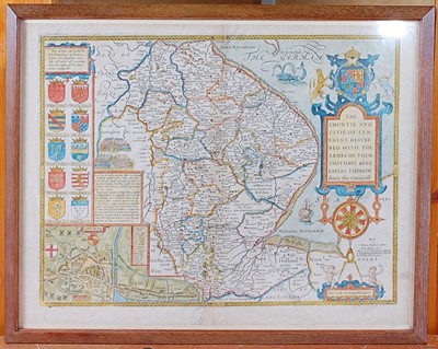 Lot 2419 - After Jodocus Hondius - 'The Countie and Citie...