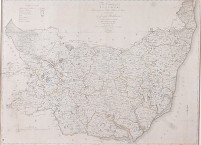 Lot 2424 - 'The County of Suffolk reduced from the large...