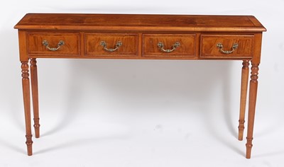 Lot 2508 - A contemporary walnut, oak crossbanded and...