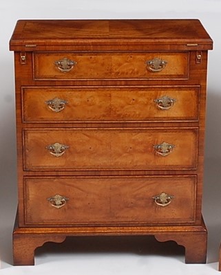 Lot 2488 - A George I style walnut bachelors chest, the...
