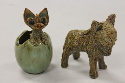 Lot 268 - A Yare Designs pottery figure of a dragon...