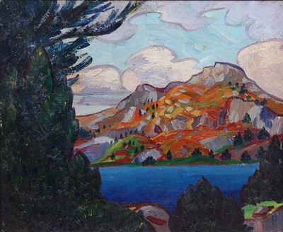 Lot 260 - Mid-20th Century European School - Alpine Lake...