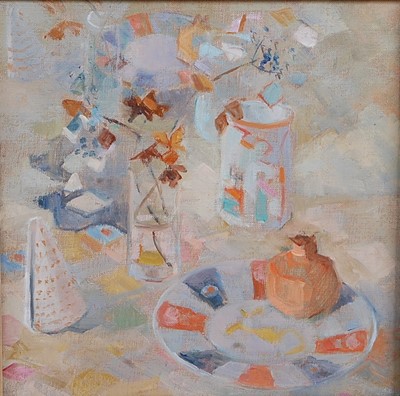 Lot 262 - June Miles (b.1924) - Still Life Study, oil on...
