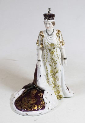 Lot 71 - A Royal Worcester porcelain figure of Queen...