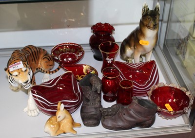 Lot 303 - A Royal Dux porcelain model of a German...