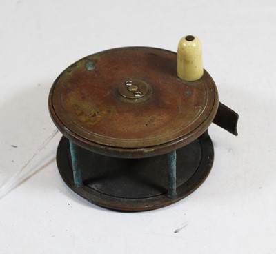 Lot 294 - A circa 1900 Army & Navy 3 3/4" brass salmon...