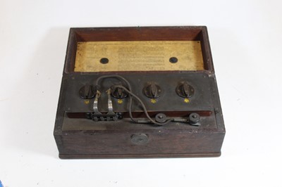 Lot 188 - An Eversheds Direct Reading Resistance box,...