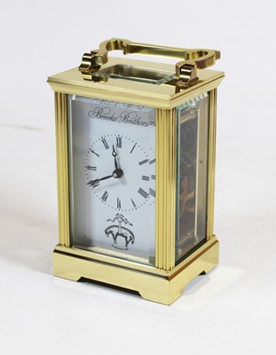 Lot 282 - A 20th century Brooks Brothers lacquered brass...