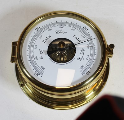 Lot 186 - A 20th century German brass cased precision...