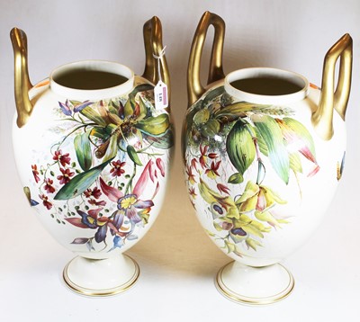 Lot 148 - A pair of large Wedgwood vases, each of...