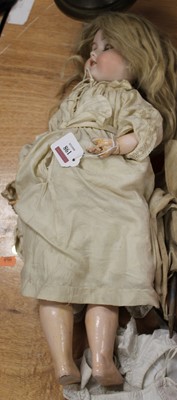 Lot 198 - An Armand Marseille bisque head doll, having...