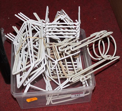 Lot 245 - A collection of assorted plate stands