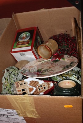 Lot 248 - A box of miscellaneous items, to include a...