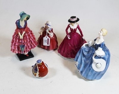 Lot 307 - A collection of three Royal Doulton figurines,...