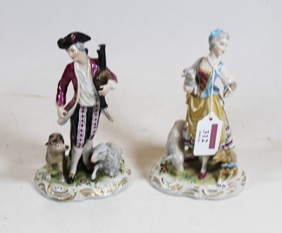 Lot 312 - A pair of early 20th century Continental...