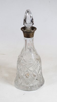Lot 319 - A 20th century cut glass decanter and stopper,...