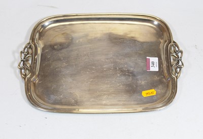 Lot 340 - An early 20th century Turkish(?) white metal...