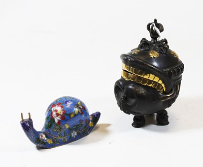 Lot 388 - A Tibetan bronze jar and cover, in the form of...