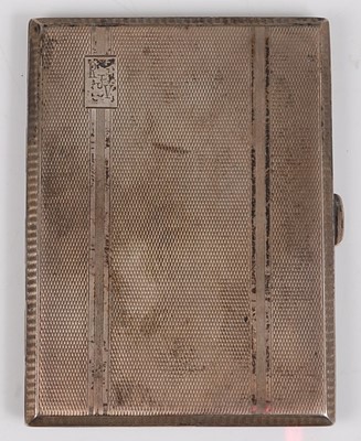 Lot 98 - A late Art Deco mid-size silver pocket...