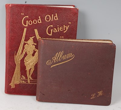 Lot 544 - An early 20th century leather bound autograph...