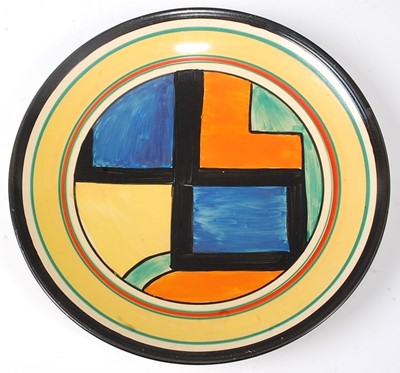 Lot 6 - A Clarice Cliff Mondrian pattern pottery wall...