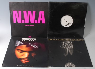 Lot 594 - N.W.A. - F.T.P., 12" white label promo, Promo...