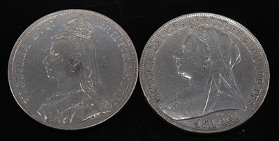 Lot 2107 - Great Britain, 1889 crown, Victoria jubilee...