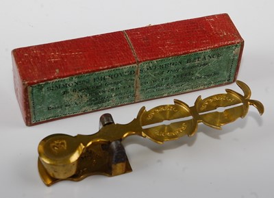 Lot 2082 - A Simmons's Improved Sovereign Balance, to...