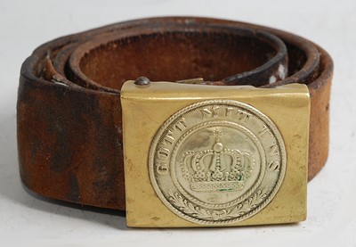Lot 2351 - An Imperial German Other Ranks brown leather...