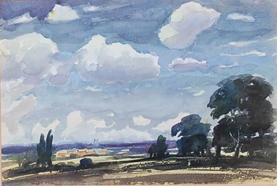 Lot 284 - Paul Earee (1888-1968) - Landscape study with...