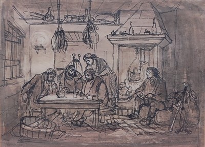 Lot 289 - John Verney (1913-1993) - Sheltering figures...