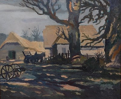 Lot 285 - Paul Earee (1888-1968) - Returning home to...