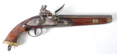 Lot 24 - * A 19th century Belgian flintlock military...