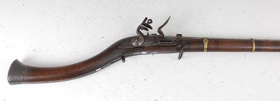 Lot 29 - * A 19th century Afghan flintlock jezail...
