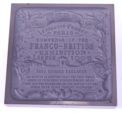 Lot 2001 - Franco-British Exhibition, London 1908, a...