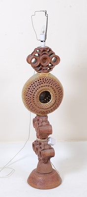 Lot 50 - Bernard Rooke - a stoneware floor standing...