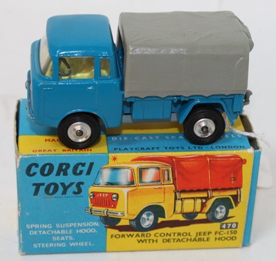 Lot 1235 - Corgi Toys boxed 470 Forward Control Jeep with...