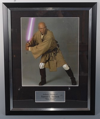 Lot 527 - Samuel L. Jackson, a 32.5 x 27cm colour...
